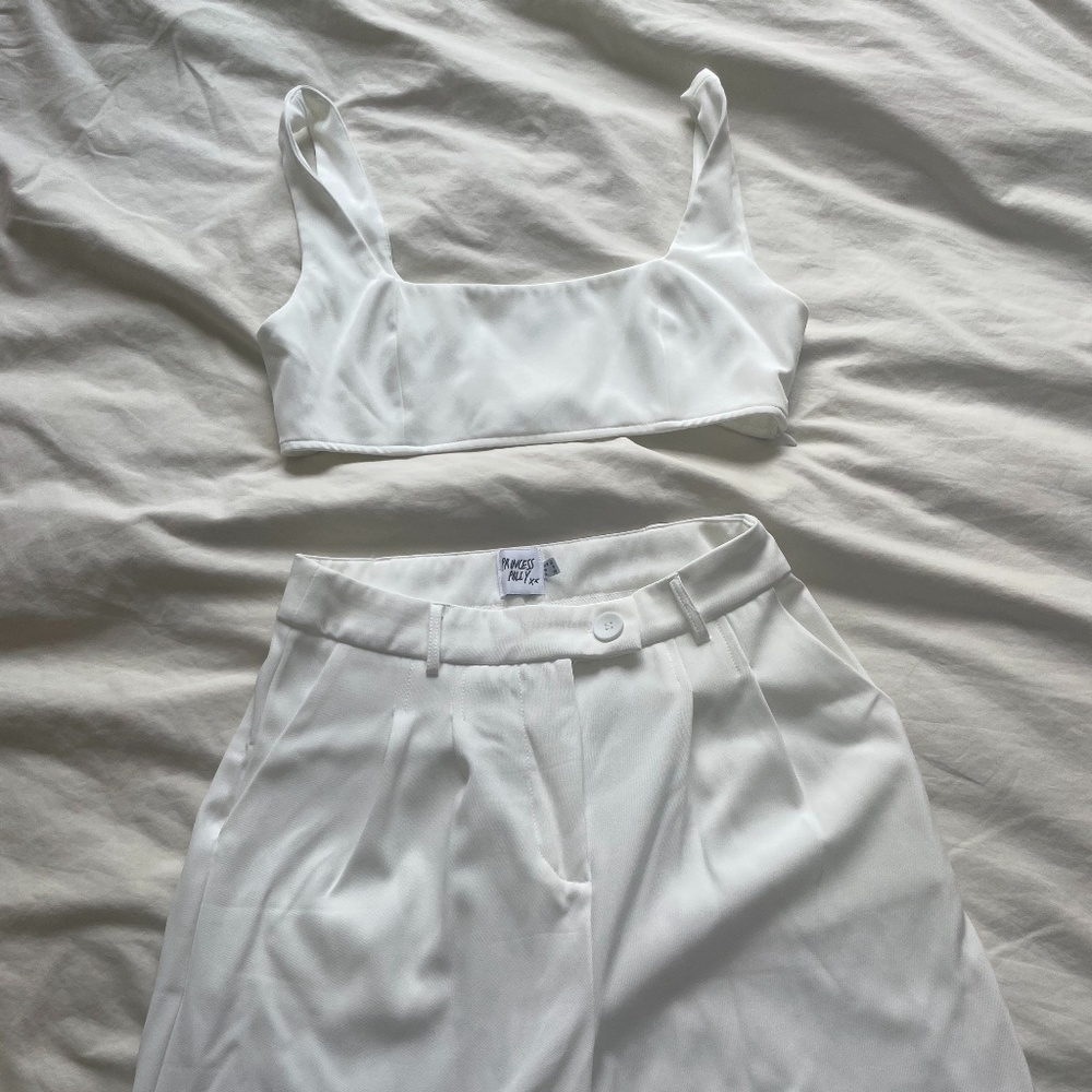 Princess Polly Huxley Set White
